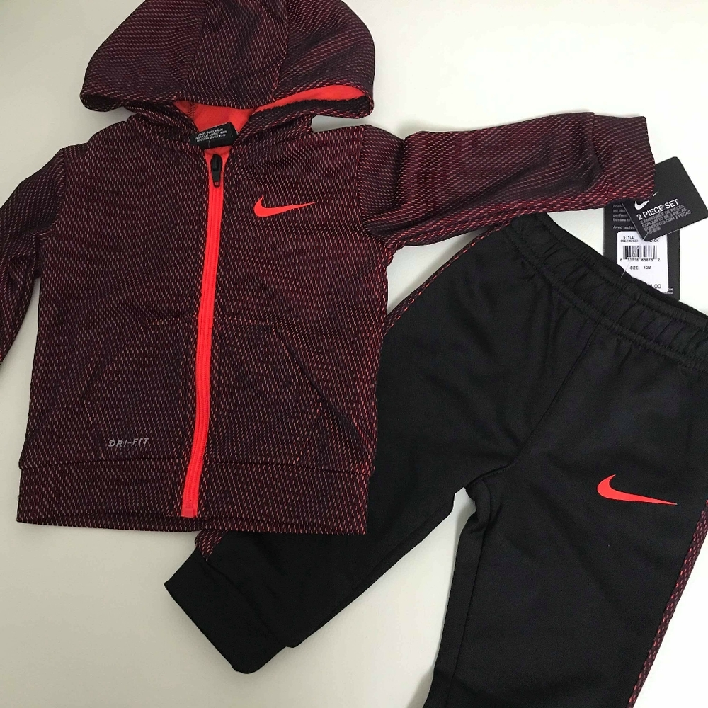 Nike cute boy warm and comfy pants set 6232 - Picture 4 of 5